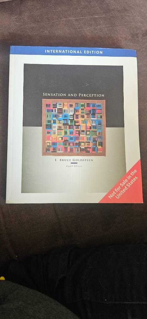 Sensation and perception