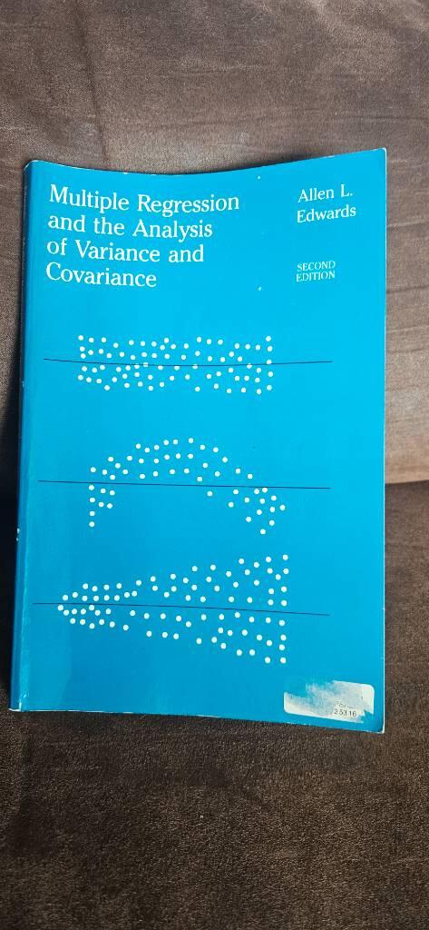 Multiple regression and the analysis of variance and covariance