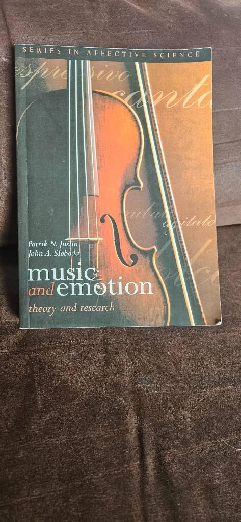 Music and emotion - theory and research