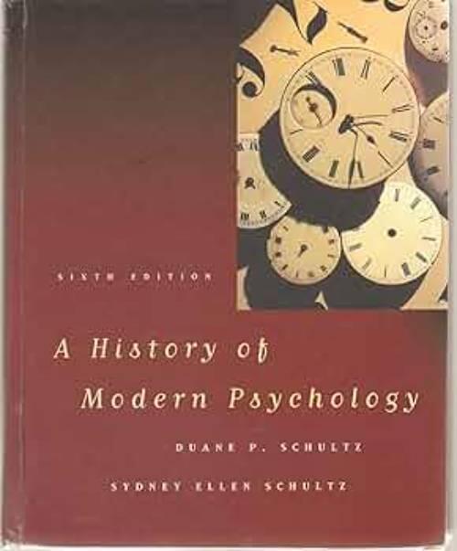 A history of modern psychology