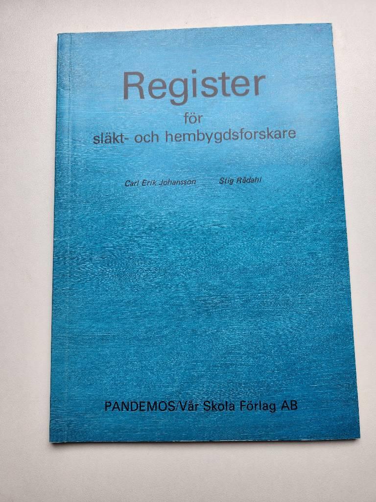 Register för släkt- och hembygdsforskare