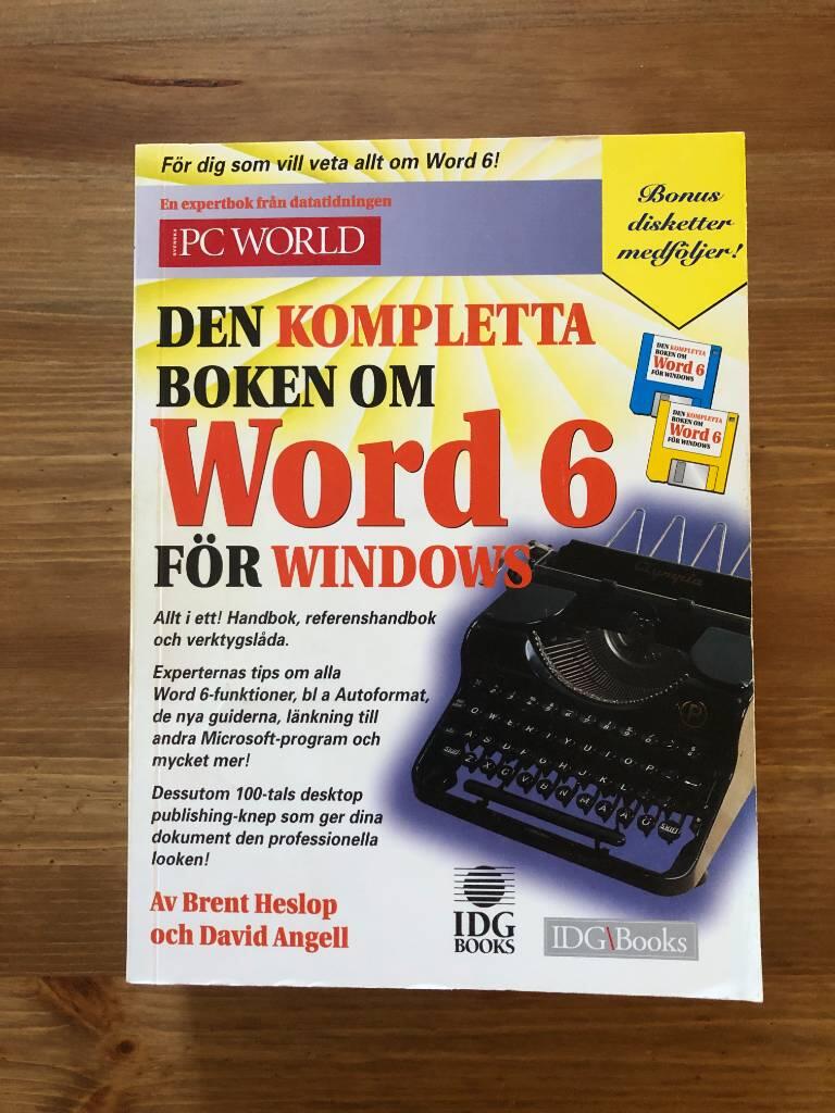 Den kompletta boken om Word 6 f&ouml;r Windows