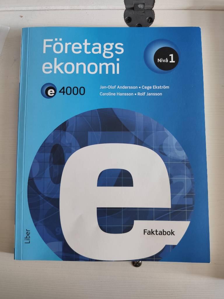 E4000 F&ouml;retagsekonomi