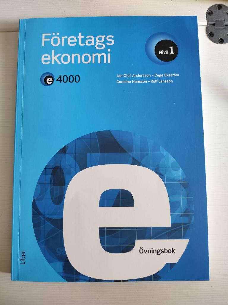 E4000 F&ouml;retagsekonomi