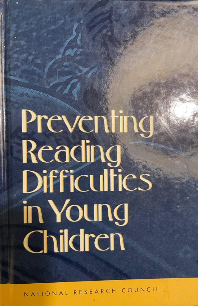 Preventing reading difficulties in young children