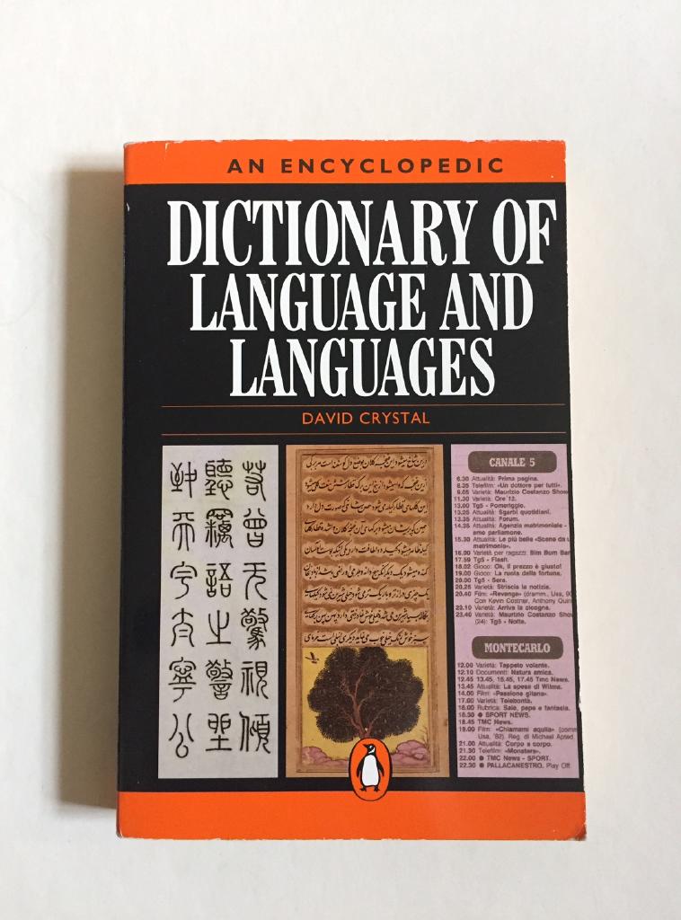 An encyclopedic dictionary of language and languages