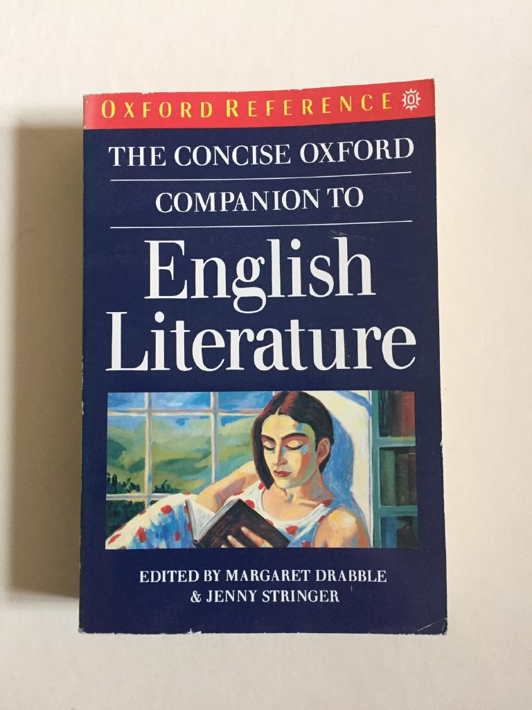 The concise Oxford companion to English literature