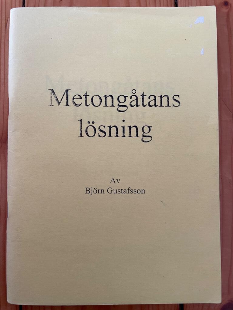 Metong&aring;tans l&ouml;sning