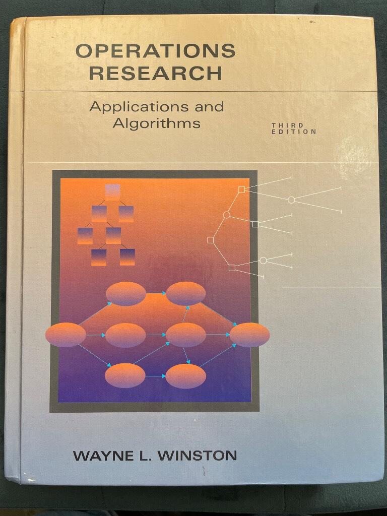 Operations research - applications and algorithms