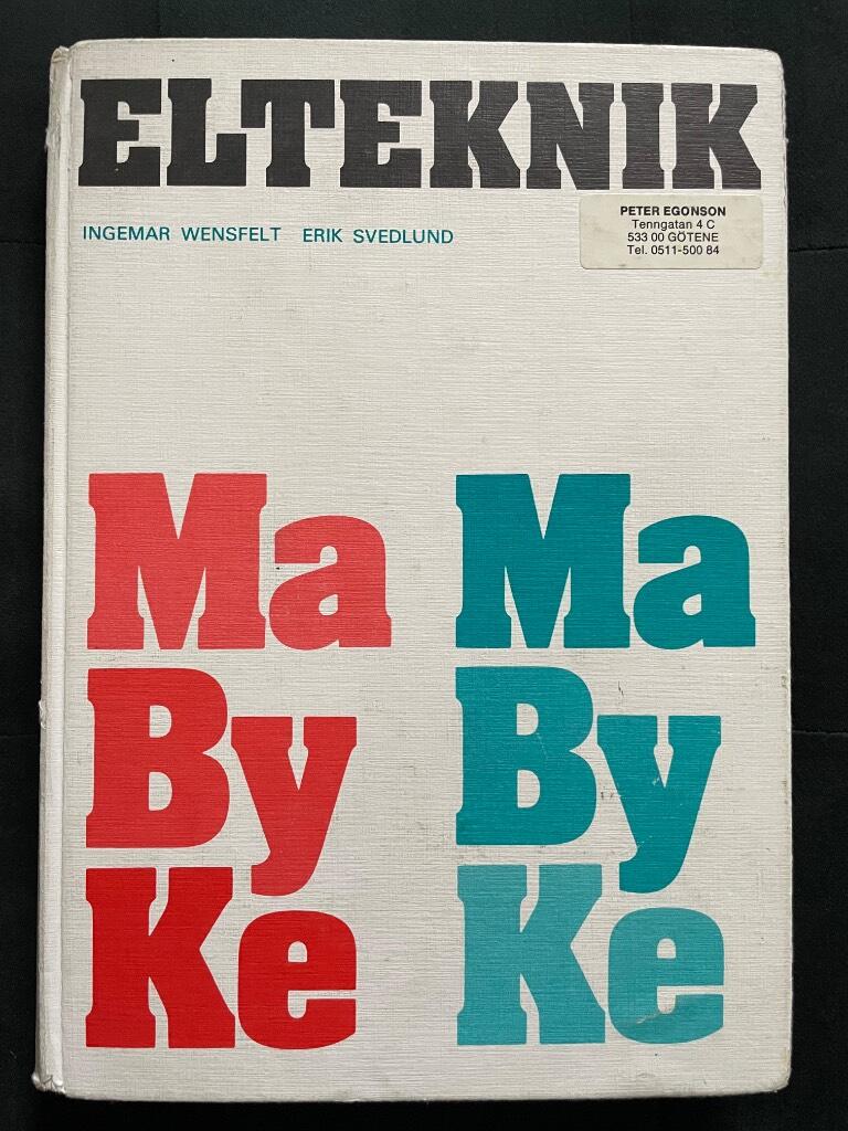 Elteknik - Ma, By, Ke