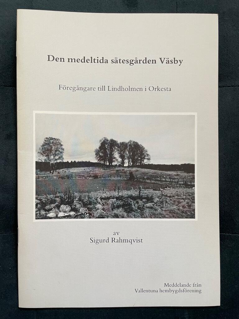 Den medeltida s&auml;tesg&aring;rden V&auml;sby : f&ouml;reg&aring;ngare till Lindholmen i Orkesta