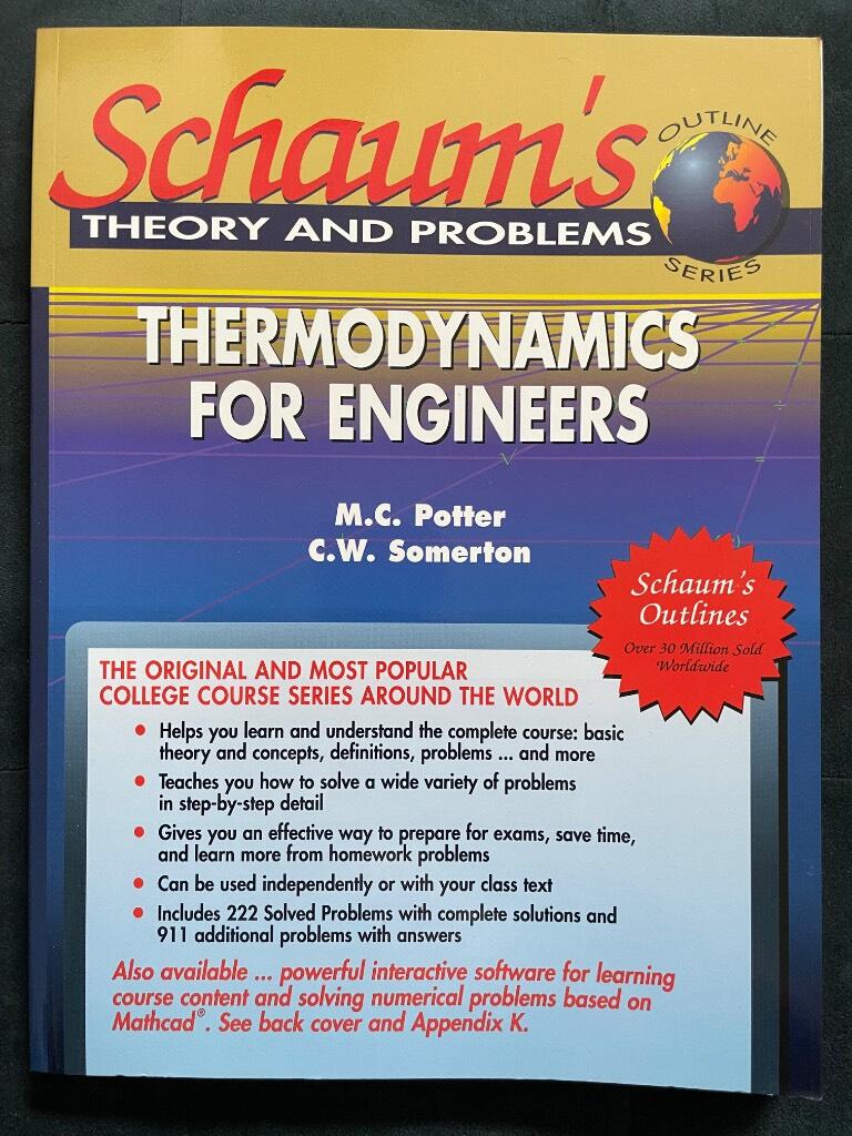 Schaum's outline of theory and problems of thermodynamics for engineers