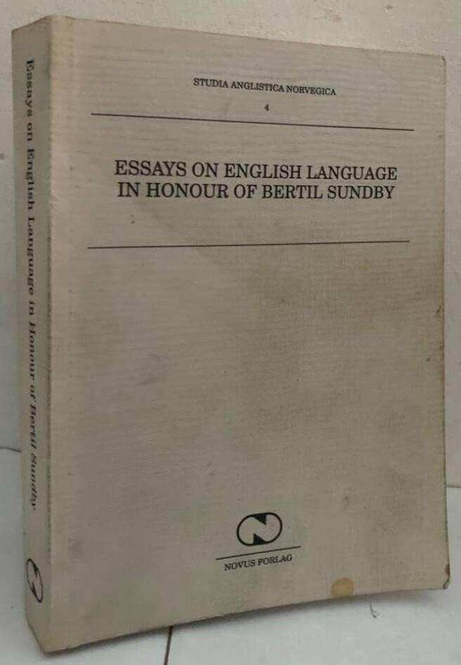 Essays on English language in honour of Bertil Sundby