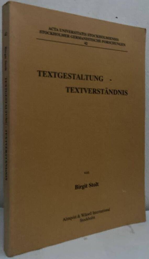 Textgestaltung - Textverst&auml;ndnis