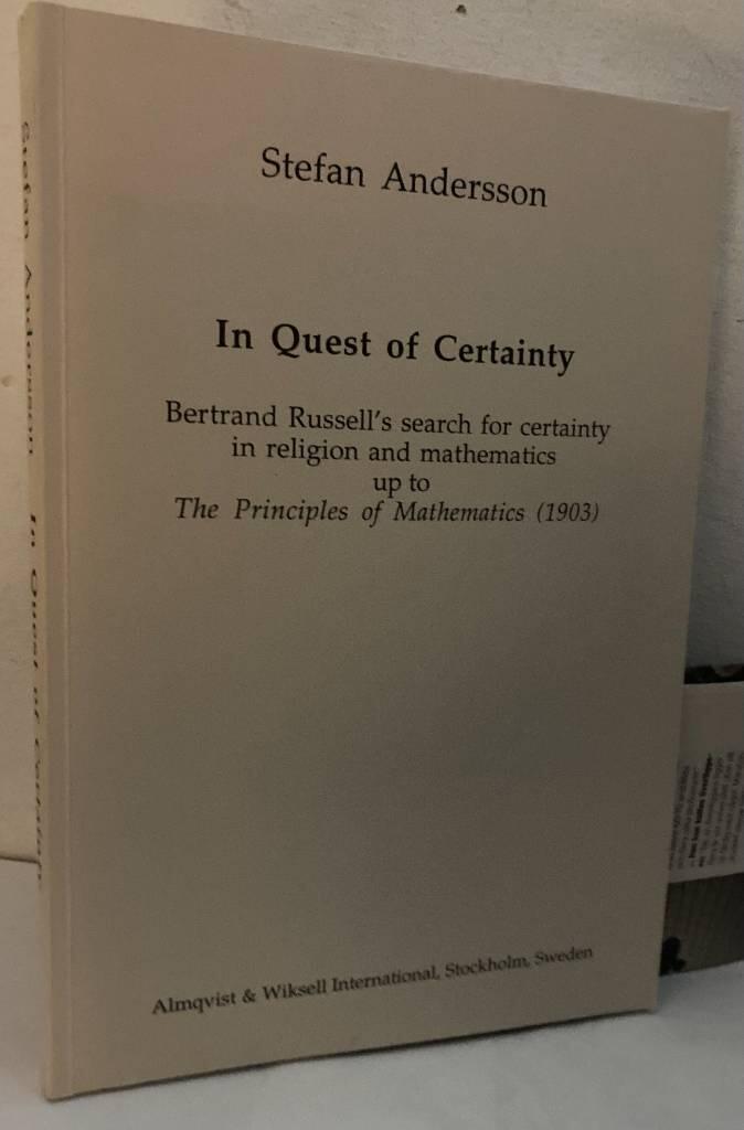 In Quest Of Certainty