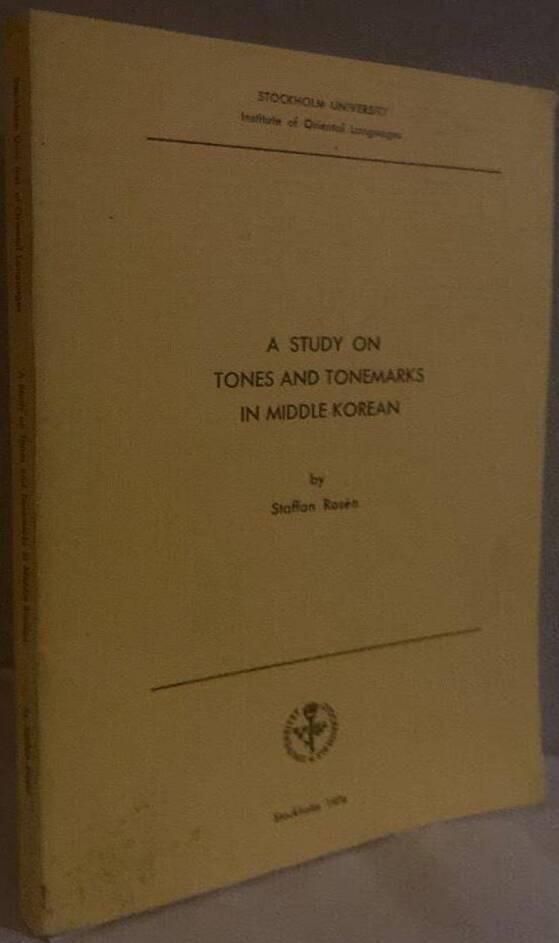 A study on tones and tonemarks in middle Korean