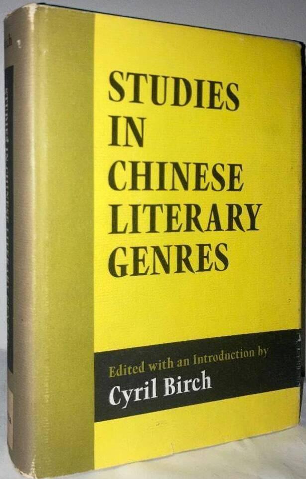 Studies in Chinese literary genres