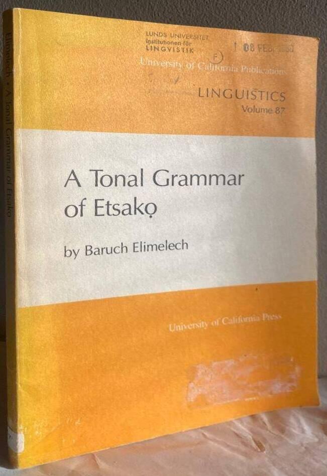 A tonal grammar of Etsakọ