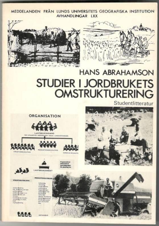 Studier i jordbrukets omstrukturering