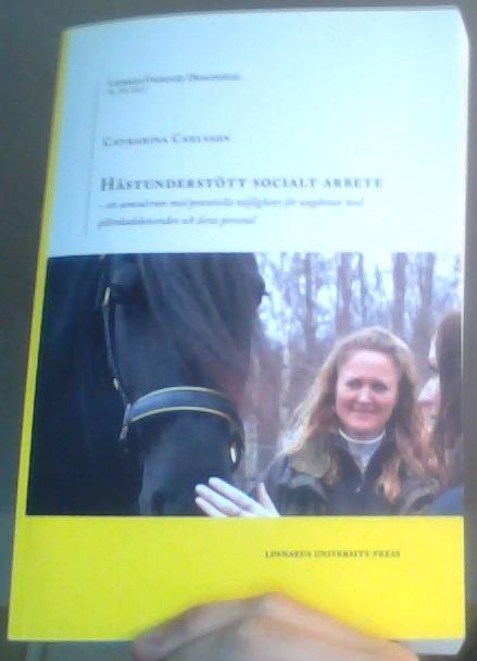 H&auml;stunderst&ouml;tt socialt arbete : ett samtalsrum med potentiella m&ouml;jligheter f&ouml;r ungdomar med sj&auml;lvskadebeteenden och deras personal