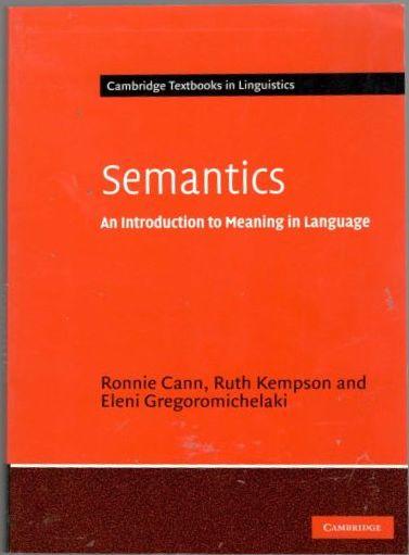 Semantics : an introduction to meaning in language