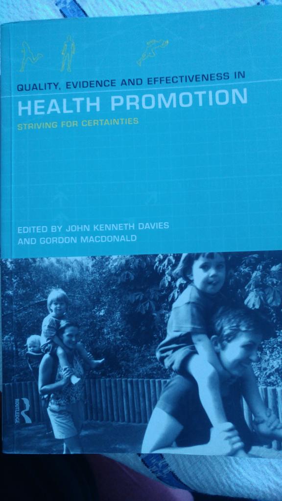 Quality, evidence and effectiveness in health promotion : striving for certainties