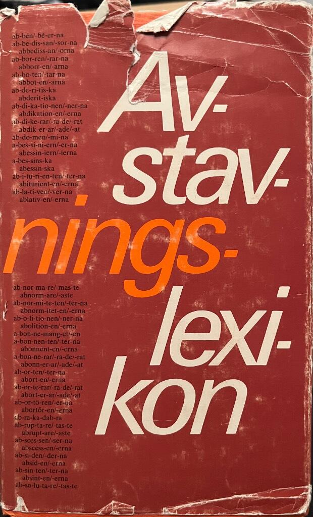 Svenskt avstavningslexikon