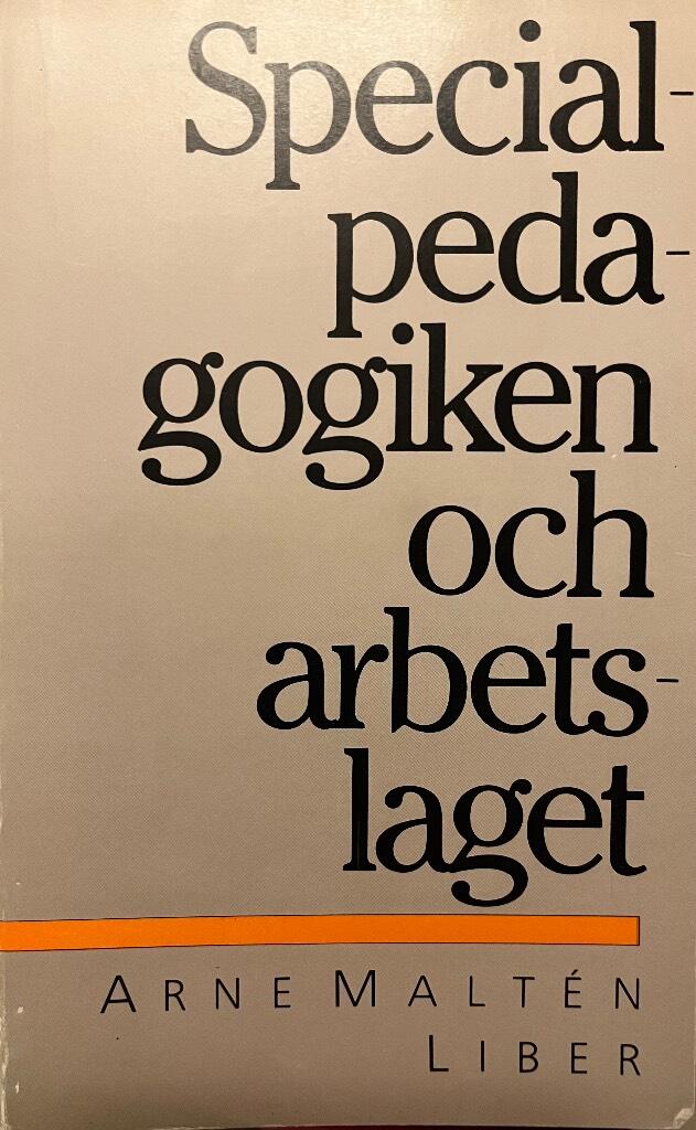 Specialpedagogiken och arbetslaget