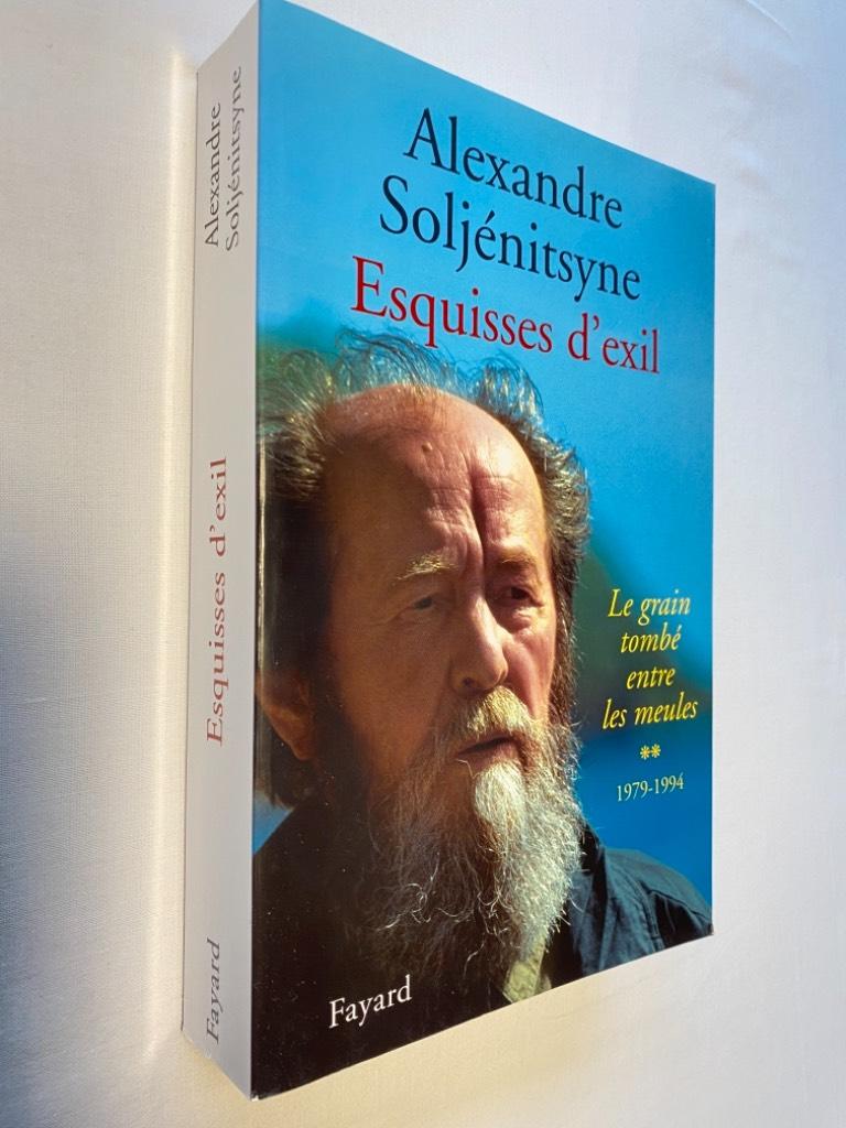 Le grain tomb&eacute; entre les meules - esquisses d'exil