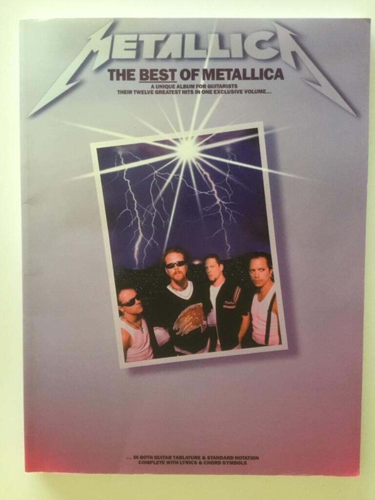 The best of Metallica [Musiktryck] [a unique album for guitarists their twelve greatest hits in one exclusive volume-, in both guitar tablature & standard notation complete with lyrics & chord symbols]