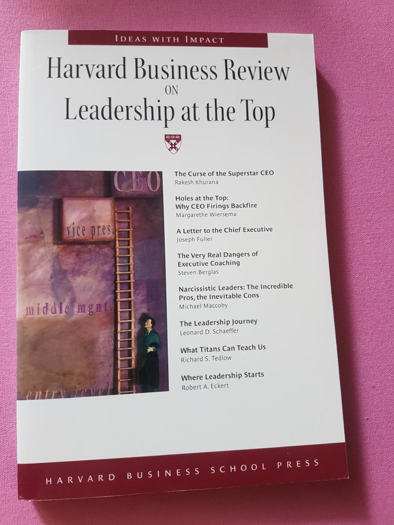 Harvard business review on leadership at the top