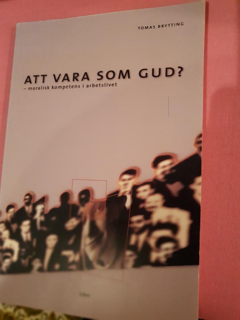 Att vara som Gud? - moralisk kompetens i arbetslivet