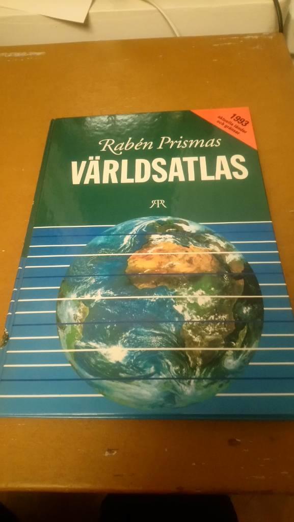 Rab&eacute;n Prismas v&auml;rldsatlas [Kartografiskt material]