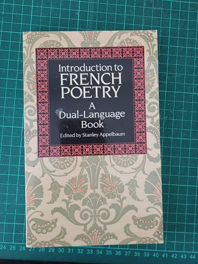 Introduction to french poetry - a dual-language book