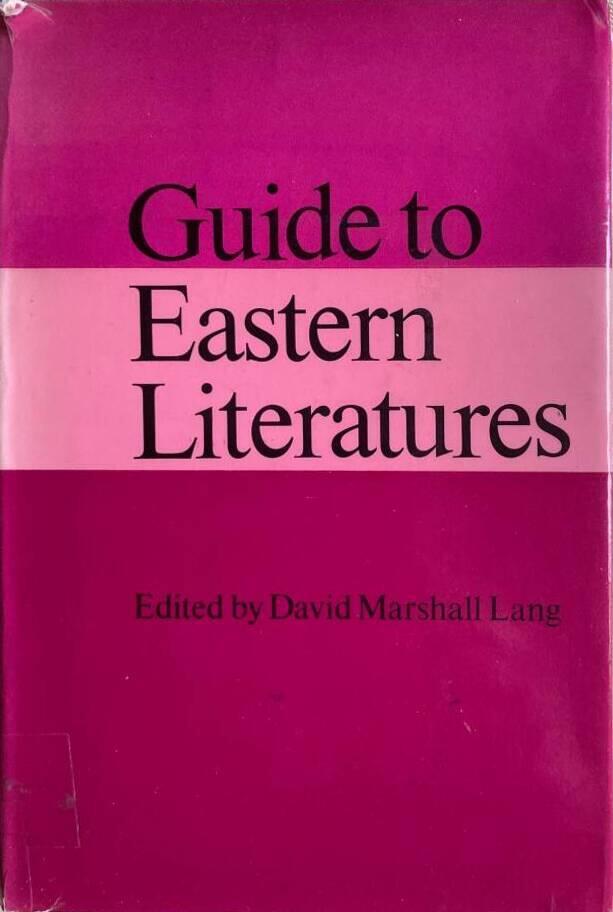 A guide to Eastern literatures