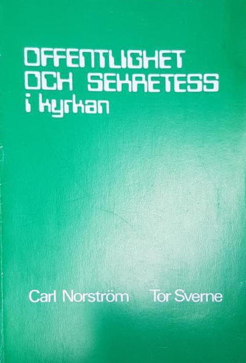 Offentlighet och sekretess i kyrkan