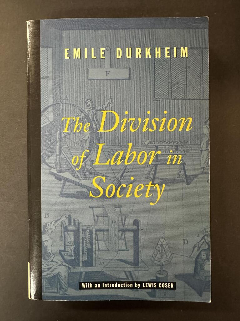 The division of labor in society