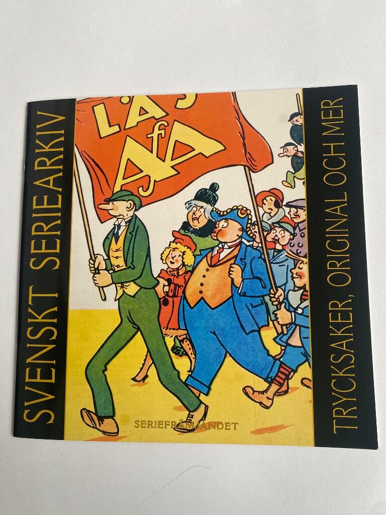 Svenskt seriearkiv : trycksaker, original och mer