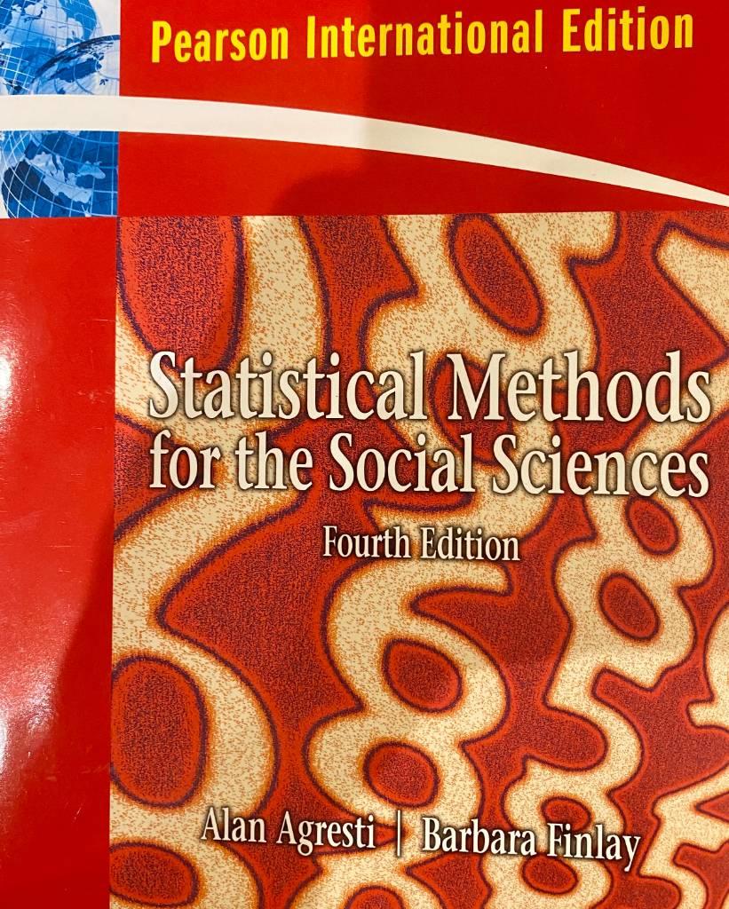 Statistical methods for the social sciences