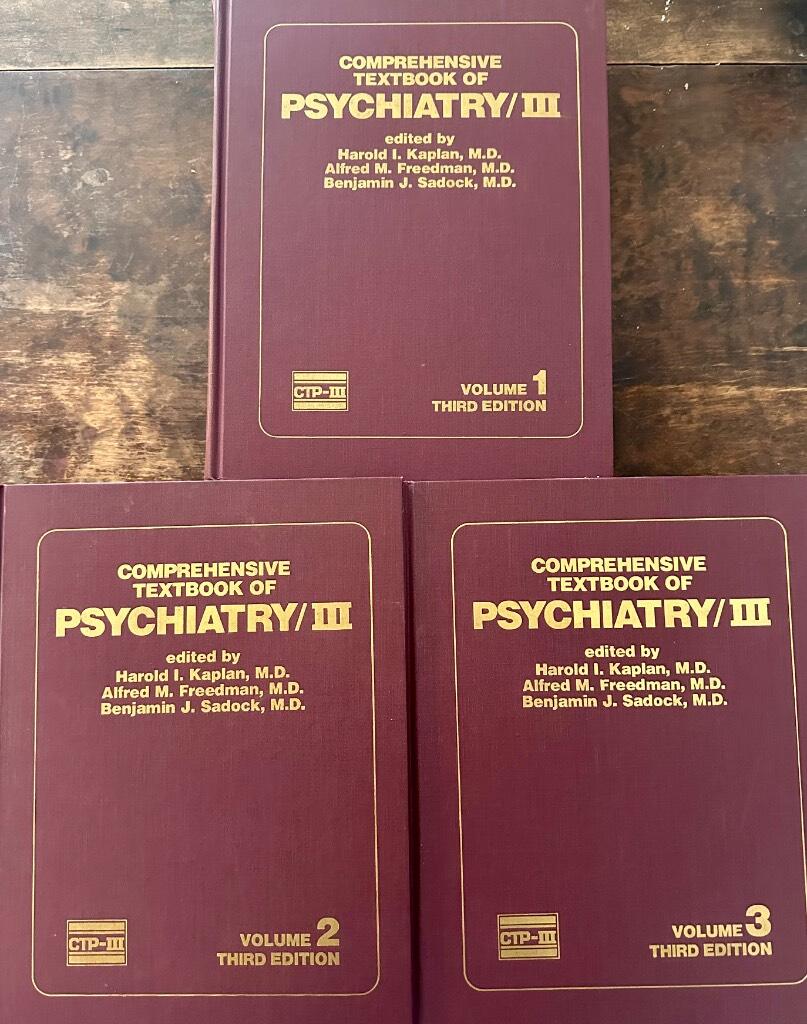 Comprehensive textbook of psychiatry