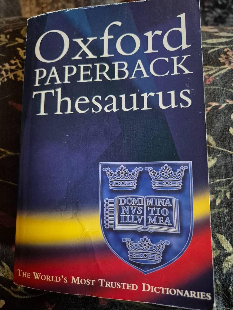 Oxford paperback thesaurus