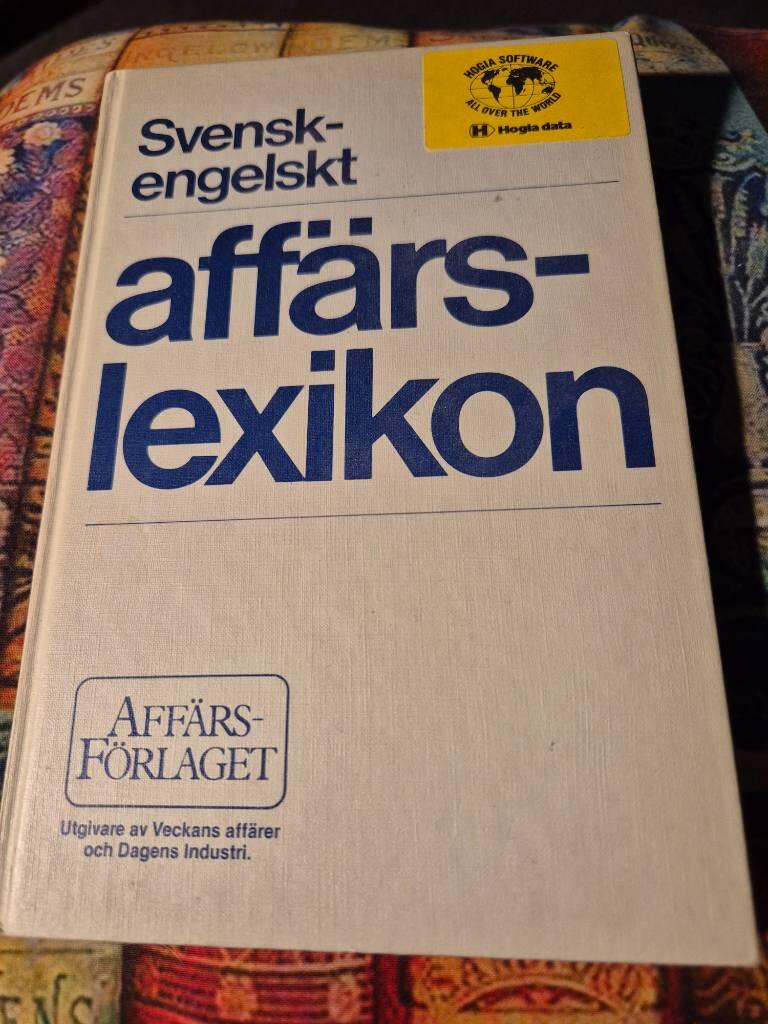 Svensk-engelskt aff&auml;rslexikon