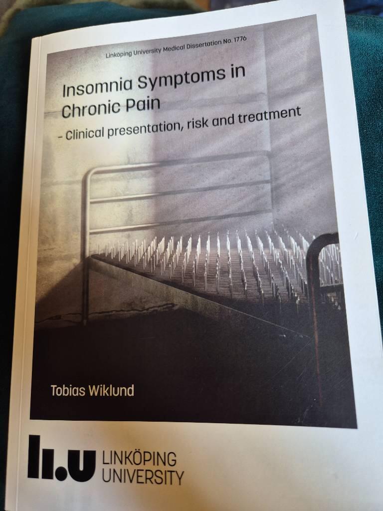 Insomnia Symptoms in Chronic Pain - Clinical presentation, risk and treatment