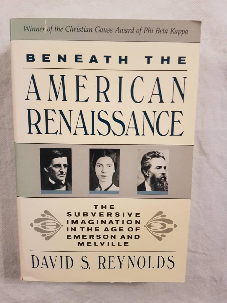 Beneath the American Renaissance - the subversive imagination in the age of Emerson and Melville