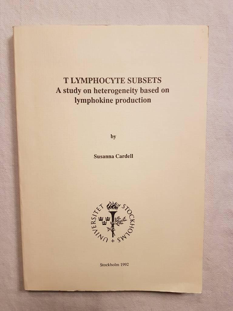 T lymphocyte subsets : a study on heterogeneity based on lymphokine production