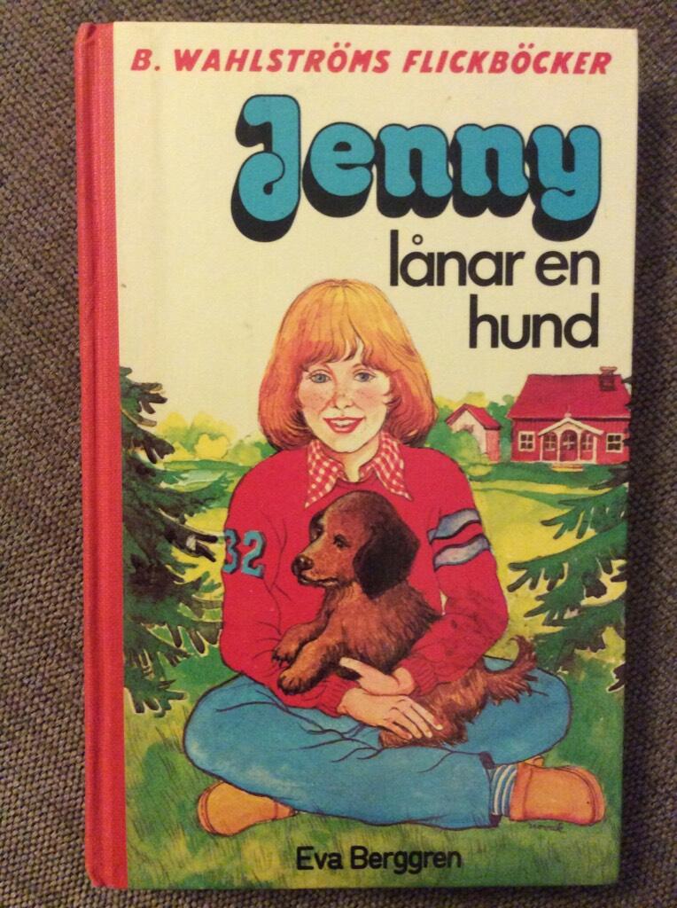 Jenny l&aring;nar en hund