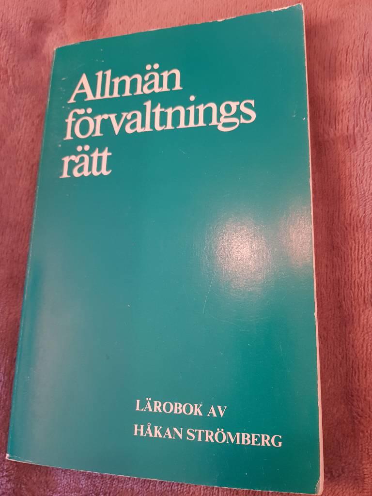 Allm&auml;n f&ouml;rvaltningsr&auml;tt : l&auml;robok