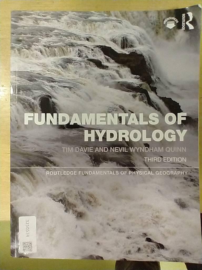 Fundamentals of hydrology