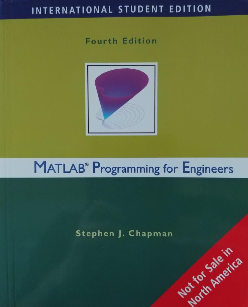 MATLAB programming for engineers