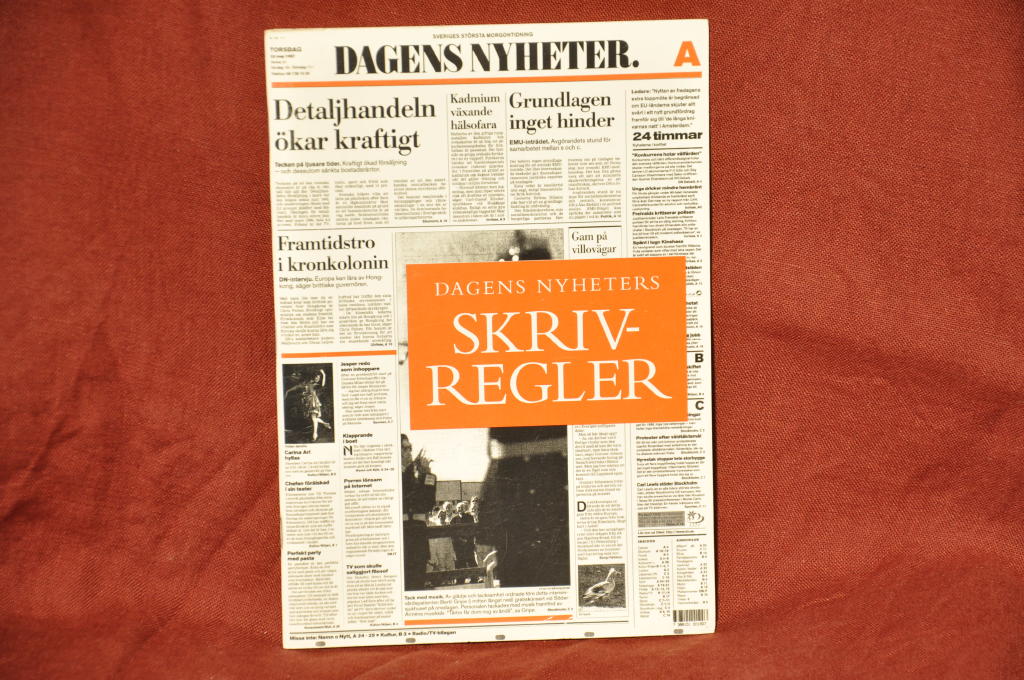 Dagens nyheters skrivregler